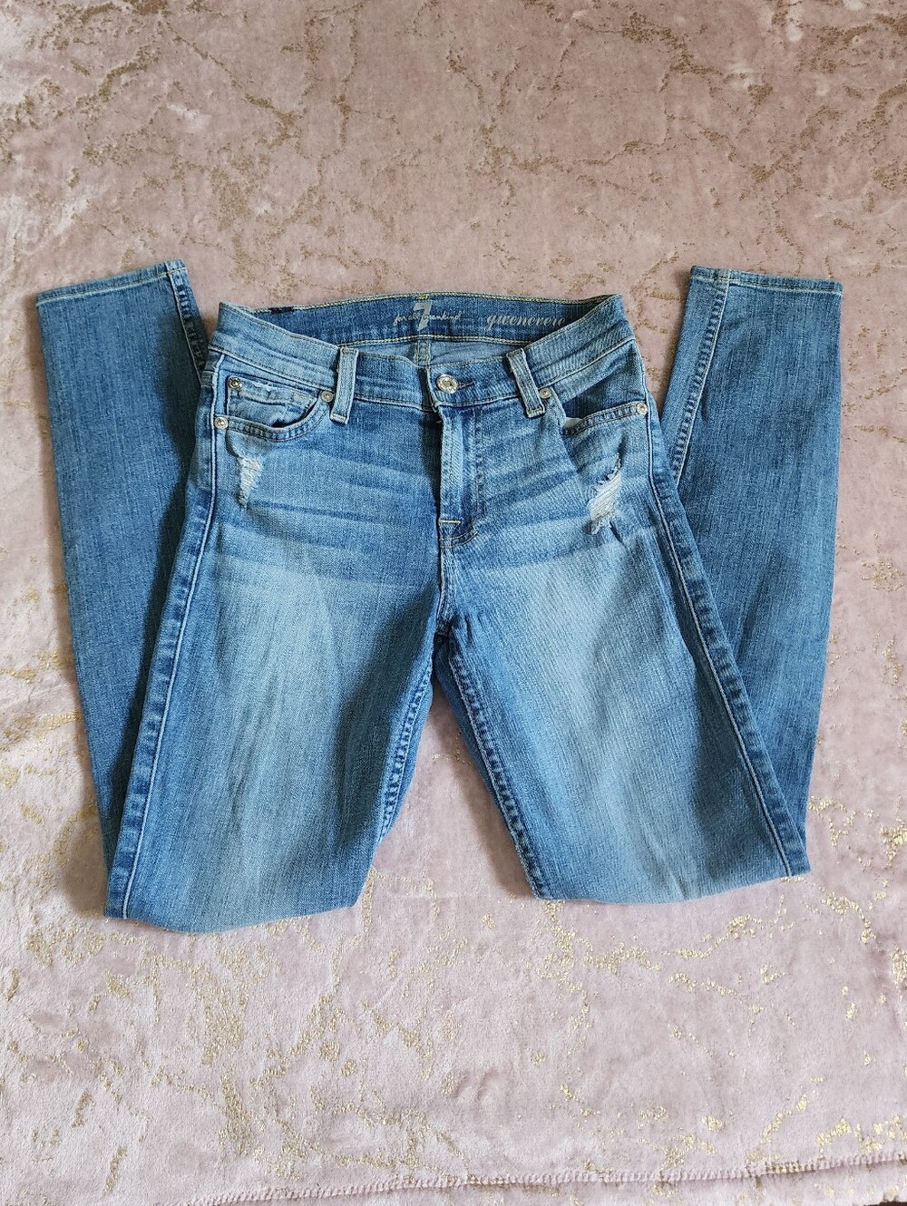 7 FOR ALL MANKIND | Light Blue Women’s Skinny Jeans